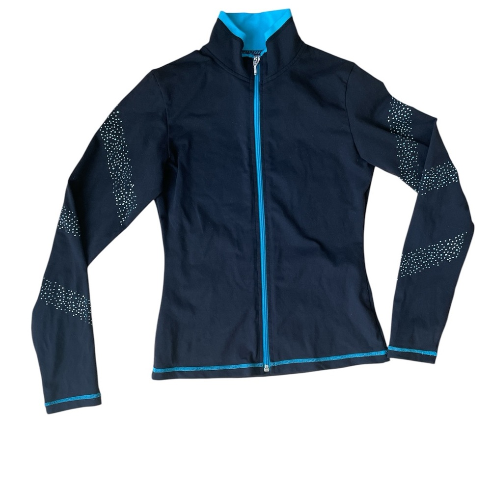 Women's Black and Blue Jacket